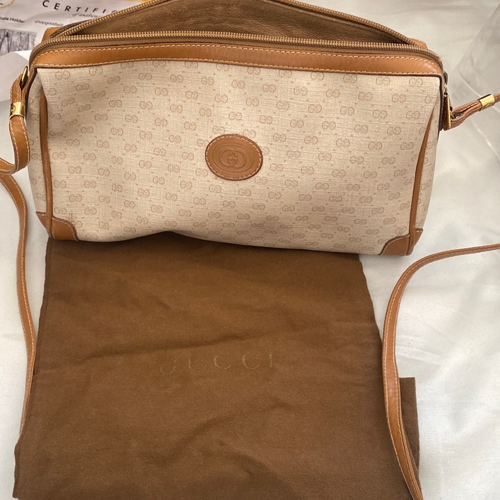 Authentic Gucci supreme canvas purse